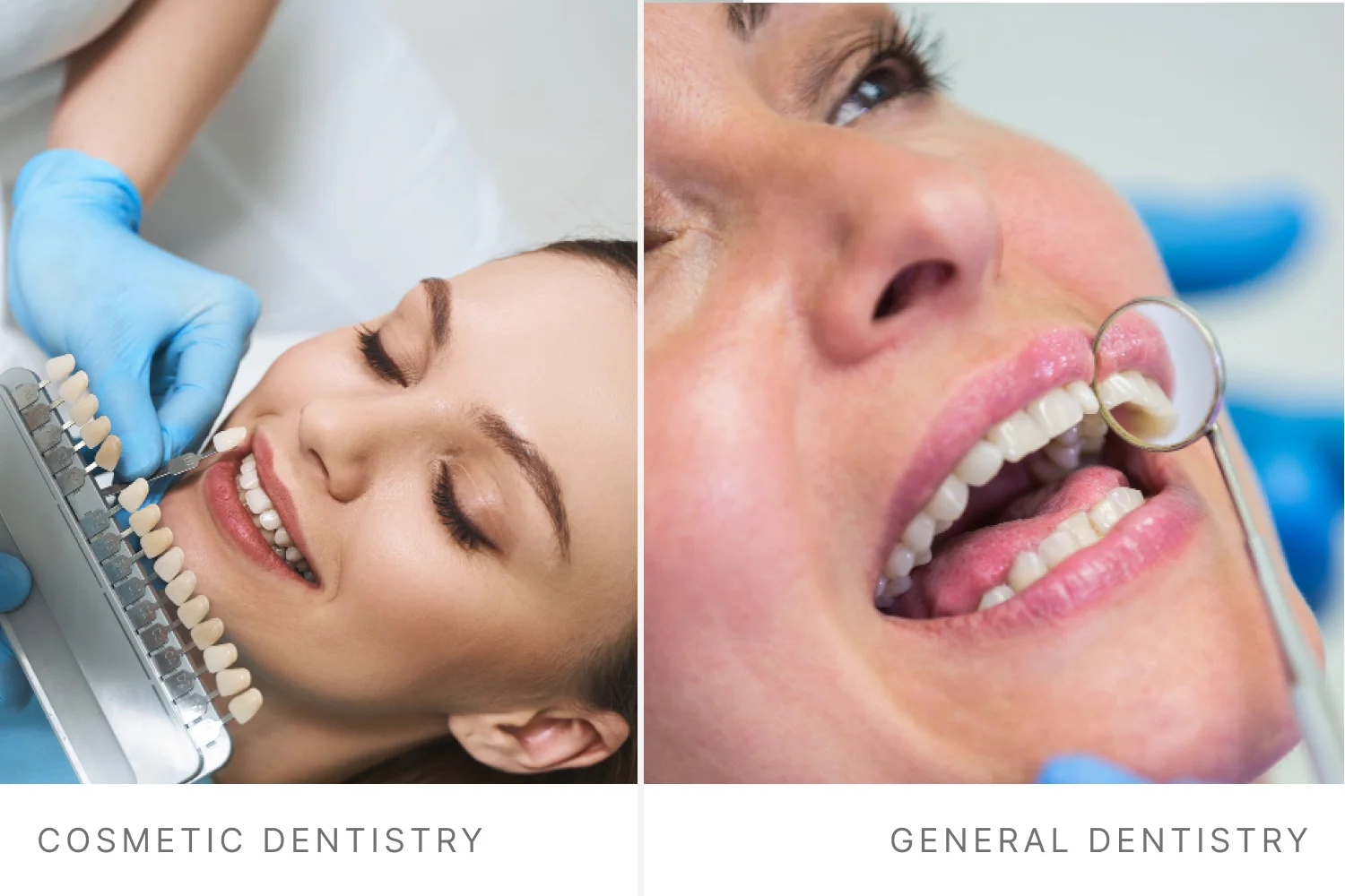 Cosmetic dentistry vs general dentistry